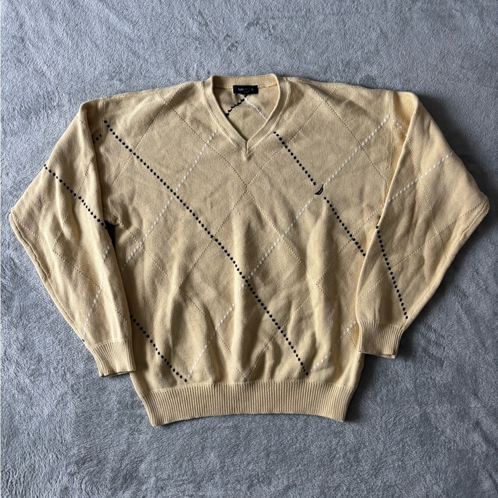 Vintage Nautica Argyle Sweater